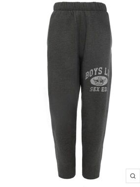 BOYS LIE GREY SEX ED. MAC SLIM sweat PANT PANTS NEW WITH TAGS M